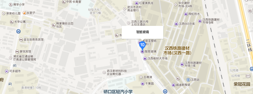 武汉玻璃装潢-智胜玻璃地图